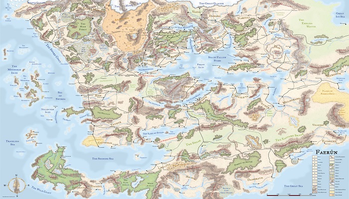 Map of Faerûn